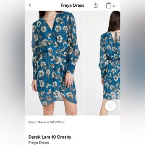 NWT Derek Lam floral dress